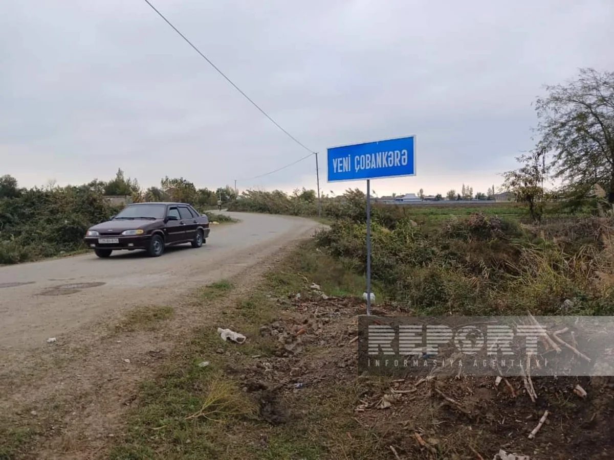 Yevlaxda bir neçə kənddə uzun illərdən sonra ad lövhələri quraşdırılıb