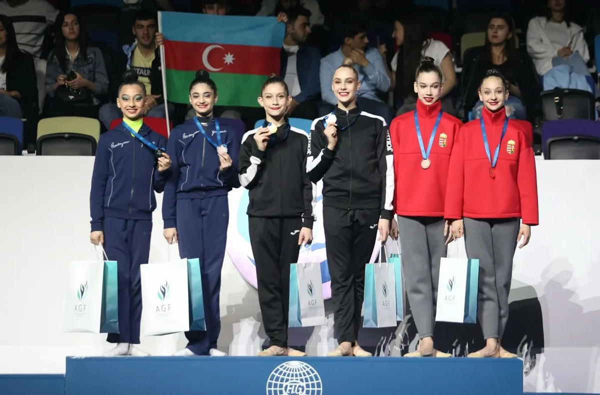 Azərbaycan gimnastları “AGF Trophy”də gümüş medal qazanıblar