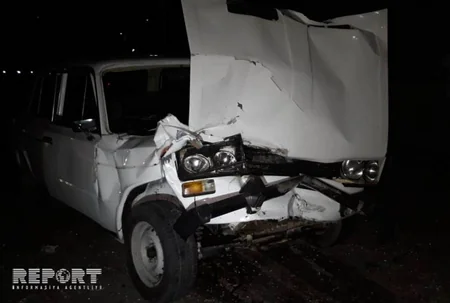 Tovuzda zəncirvari yol qəzası baş verib - FOTO