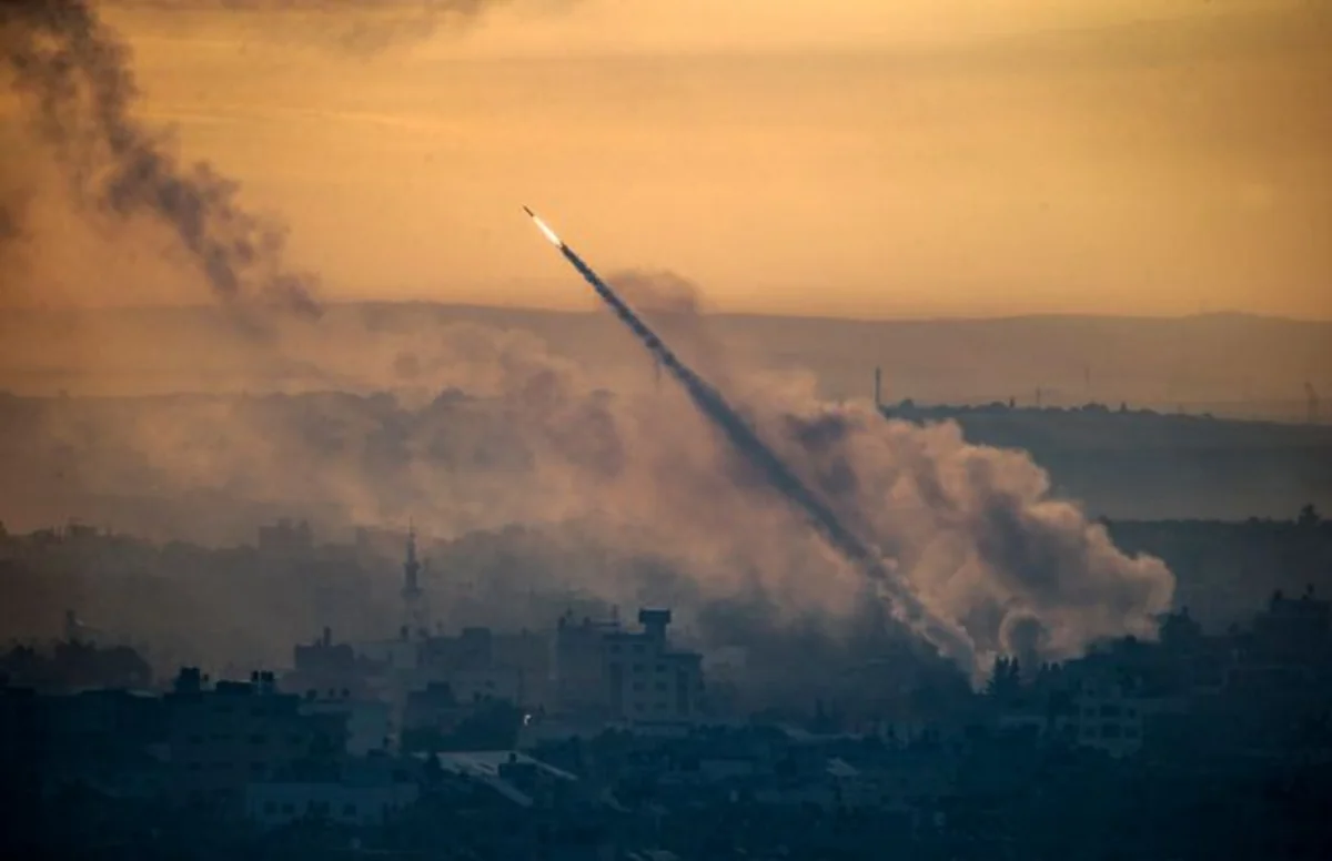 Hezbollah troops fire rockets at air force base in northern Israel