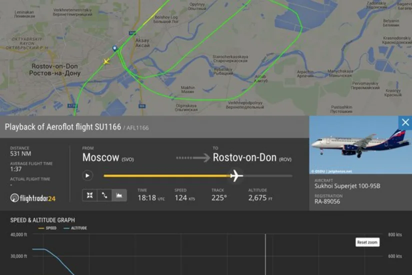 ​Перед крушением Boeing другой самолет трижды пытался сесть в Ростове-на-Дону