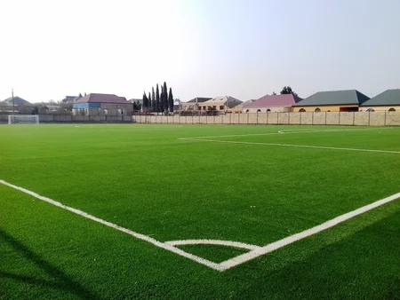 AFFA Gəncə şəhər stadionunda daha bir meydanın ot örtüyünü dəyişib