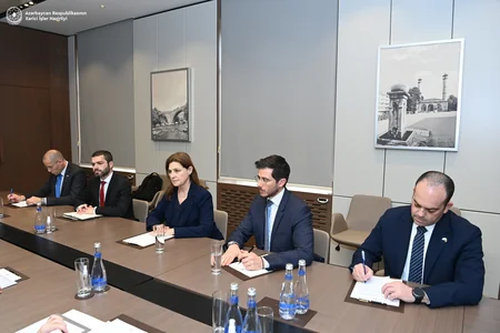 Jeyhun Bayramov meets with Head of Political Bureau in Israeli MFA