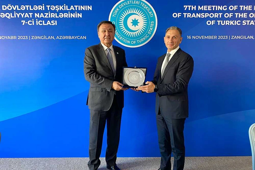 Rashad Nabiyev discusses development of regional transport links with OTS Sec.-Gen.