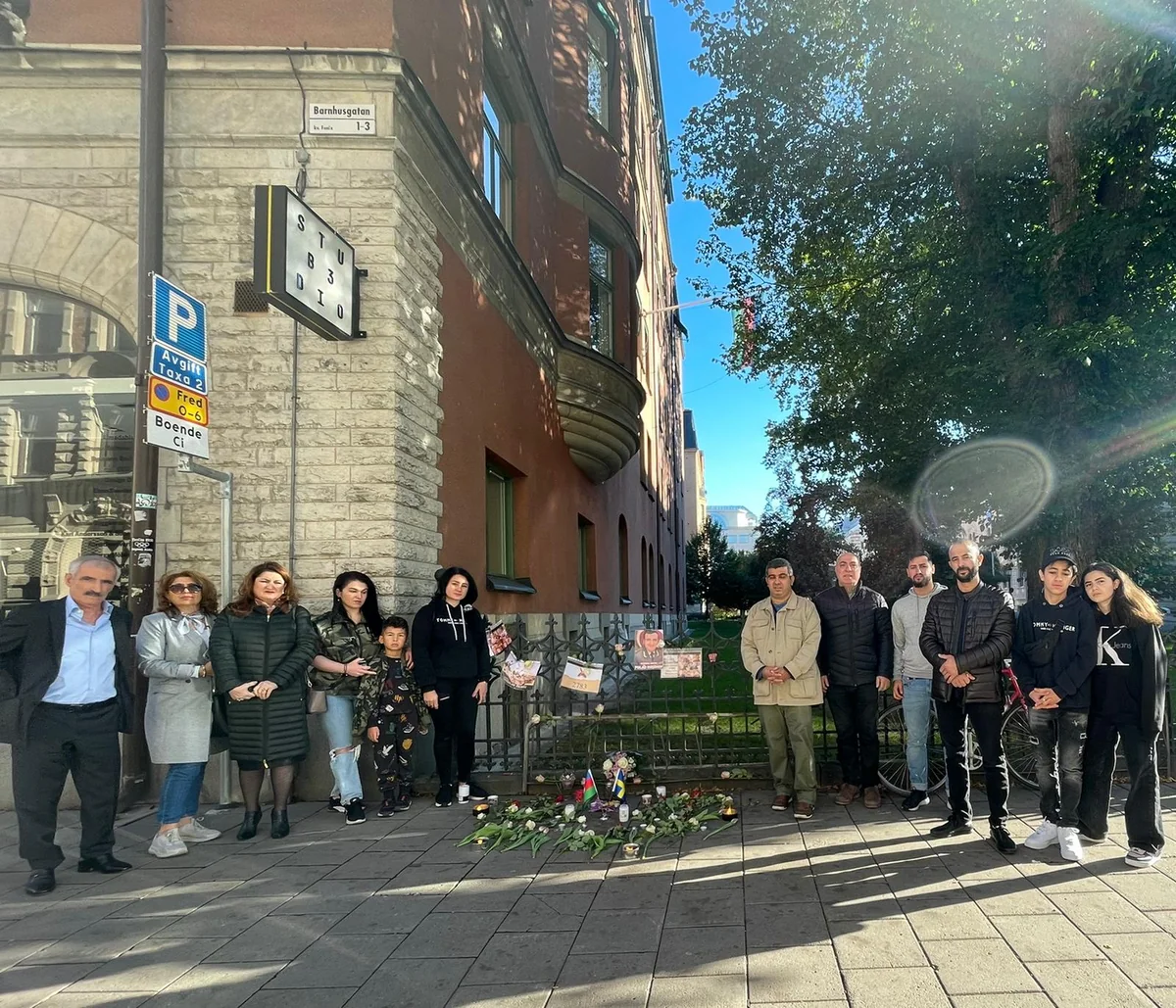 İsveçdə şəhidlərimiz yad edilib