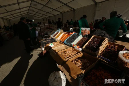 Eldar Əzizov Novruz yarmarkasında olub - FOTO