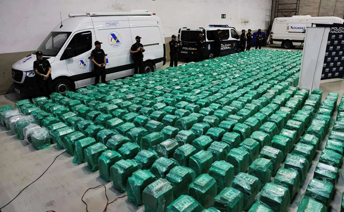 İspaniyada rekord həcmdə kokain partiyası müsadirə edilib