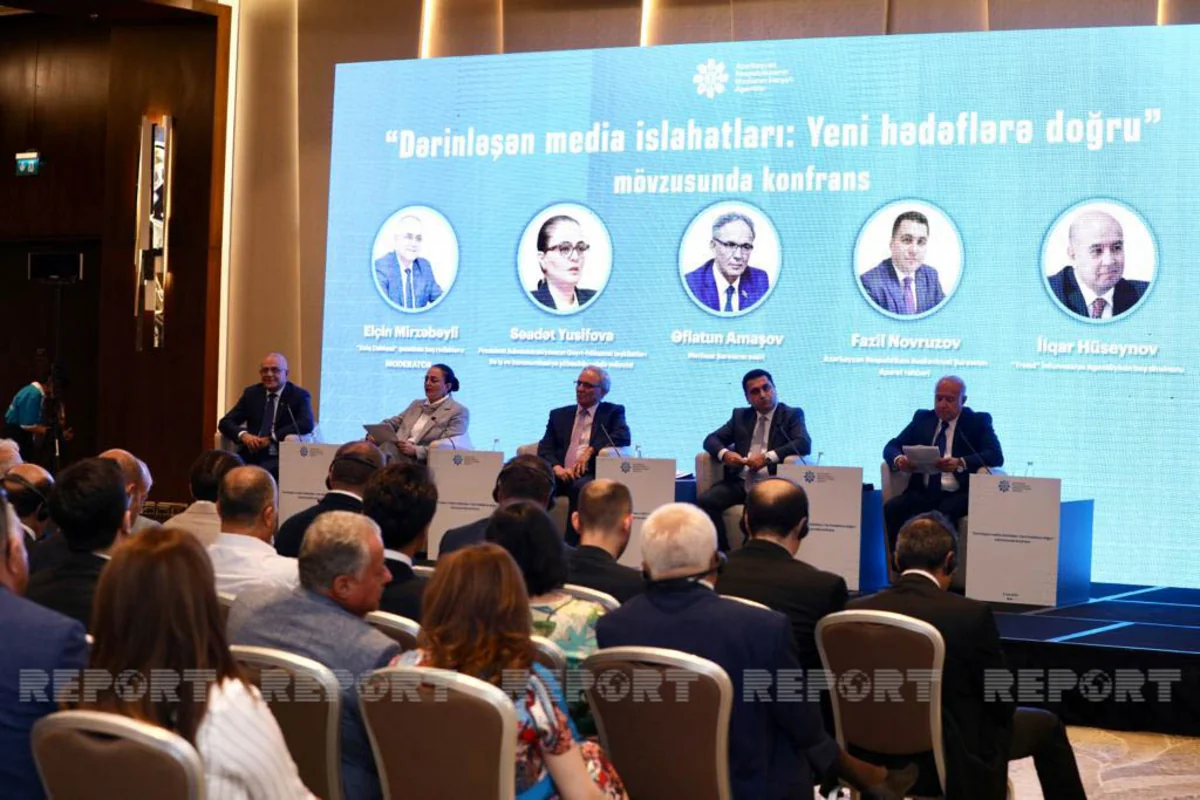 “Dərinləşən media islahatları: Yeni hədəflərə doğru” mövzusunda konfrans keçirilib