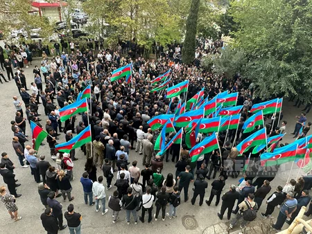 Erməni terroru nəticəsində həlak olan polis serjantı dəfn olunub - YENİLƏNİB-2