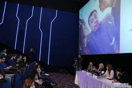 CinemaPlusda “Çat Kapı Aşk” filmi ilə bağlı mətbuat konfransı keçirilib