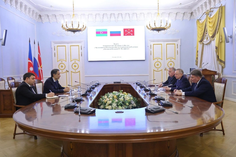 Azərbaycanın Rusiyadakı səfiri Sankt-Peterburqun qubernatoru ilə görüşüb