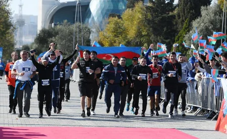 Bakıda qələbə qaçışı təşkil edilib