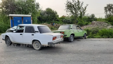 Kürdəmirdə yol qəzası baş verib, xəsarət alanlar var