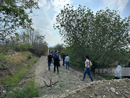 Xarici səyahətçilər Ağdamda olublar