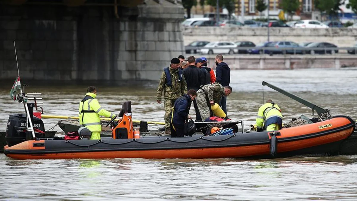 Dunayda gəmilərin toqquşması zamanı ölənlərin sayı 19-a çatıb
