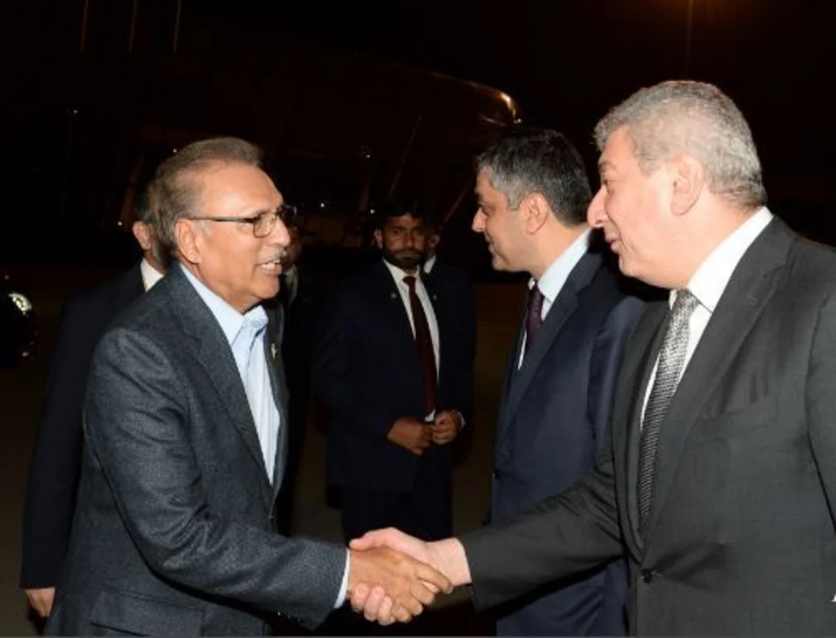 Pakistan Prezidenti Arif Alvinin Azərbaycana səfəri başa çatıb