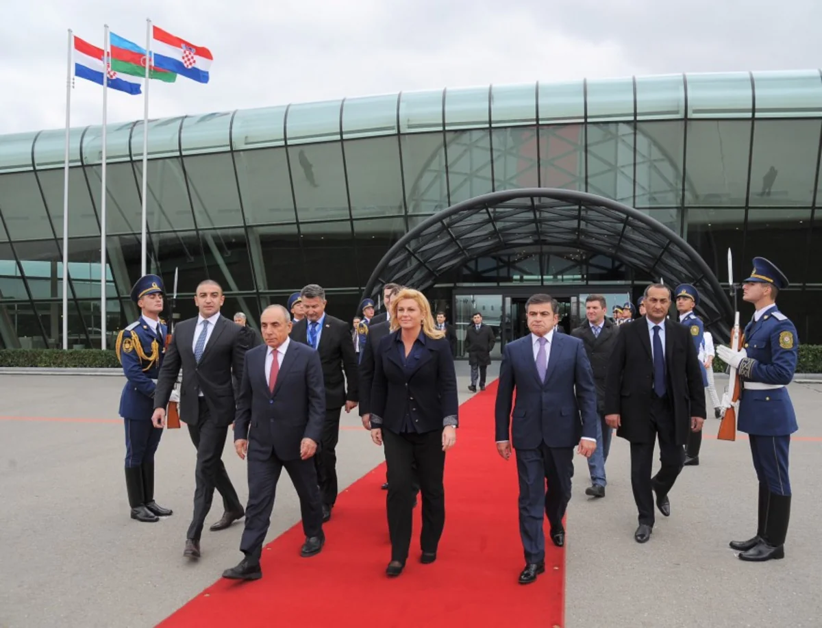 Xorvatiya Prezidentinin Azərbaycana rəsmi səfəri başa çatıb