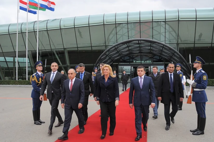 Xorvatiya Prezidentinin Azərbaycana rəsmi səfəri başa çatıb