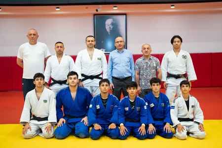 Avropa Gənclər Yay Olimpiya Festivalında iştirak edəcək cüdoçularla görüş keçirilib
