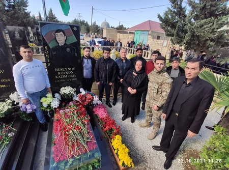 Bakıda Vətən müharibəsi şəhidinin anım günü keçirilib
