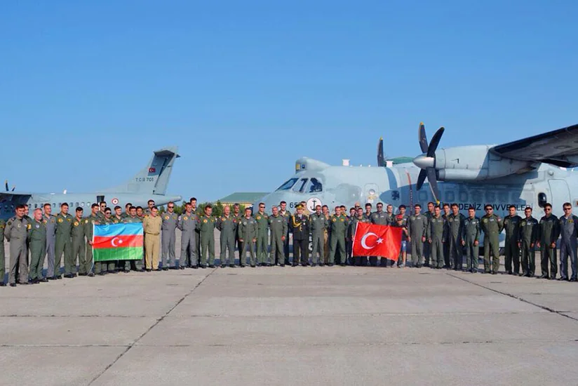 Another group of Turkish military aviation participating in the TurAz Qartalı-2017 arrive in Azerbaijan - VIDEO
