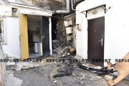 Gecə klubunda partlayışdan sonrakı vəziyyət