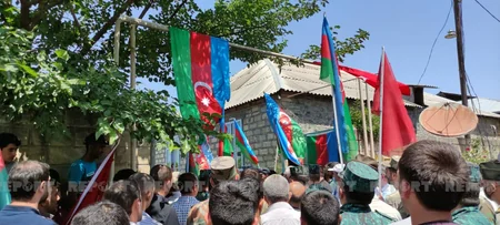 Шехида-военнослужащего ГПС похоронили в родном селе