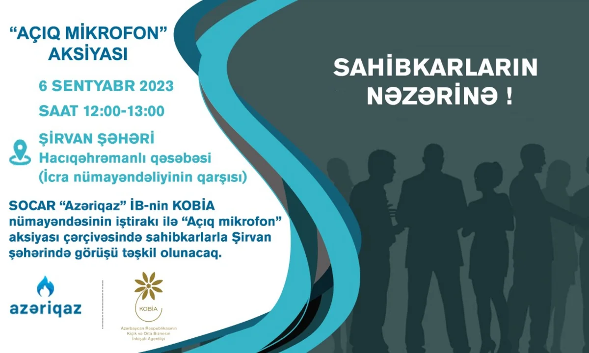 “Azəriqaz”ın sahibkarlarla növbəti görüşü Şirvanda keçiriləcək