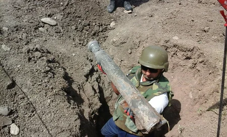 ​ANAMA top mərmiləri və tank əleyhinə mina aşkar edib