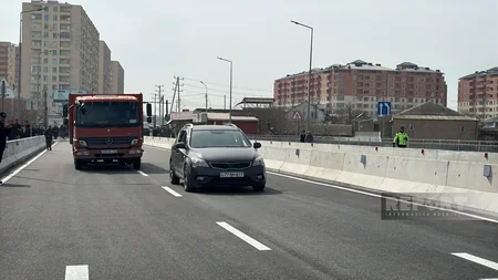 Sumqayıtı Saray qəsəbəsi ilə birləşdirən körpü istifadəyə verilib