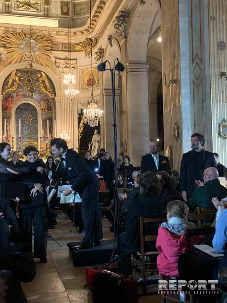 Parisdə azərbaycanlı dirijor Əyyub Quliyevin rəhbərliyi ilə konsert keçirilib - FOTO