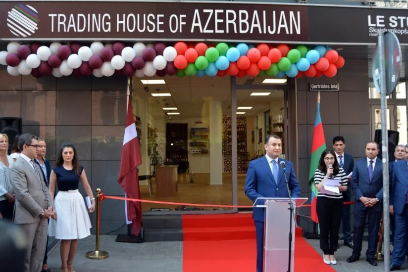 Latviyada “Azərbaycan Ticarət Evi” açılıb