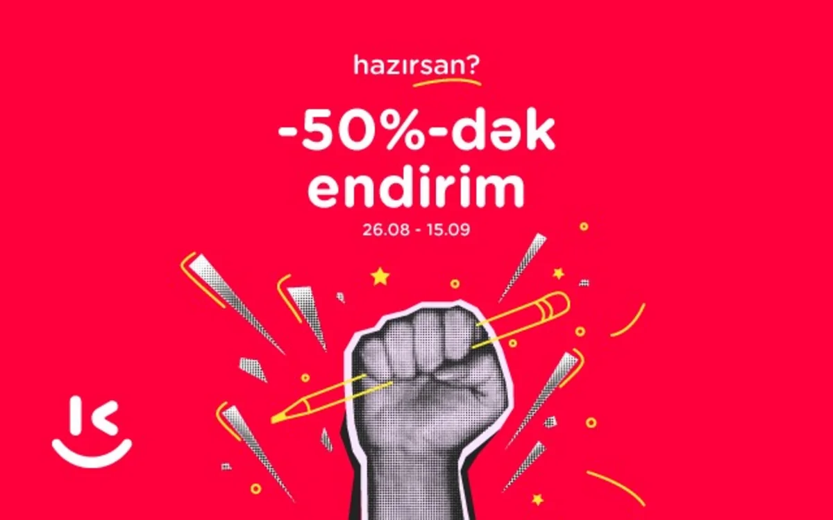 “Kontakt” yeni tədris ilinə 50%-dək endirimlərlə gəlir