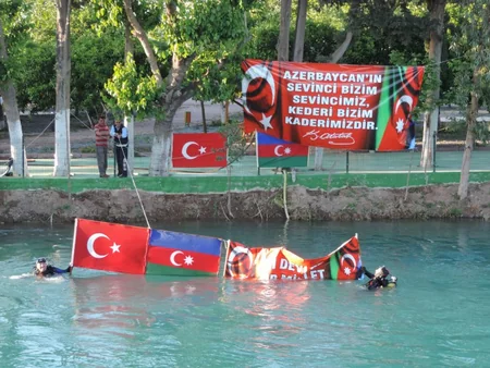 Türkiyənin Tarsus şəhərində Heydər Əliyev Parkının təntənəli açılış mərasimi keçirilib - FOTO