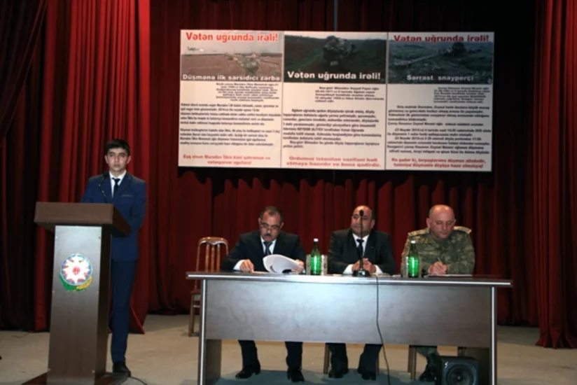 ​Ağdamda Ordu xalqın dayağıdır! mövzusunda silsilə tədbirlər davam edir