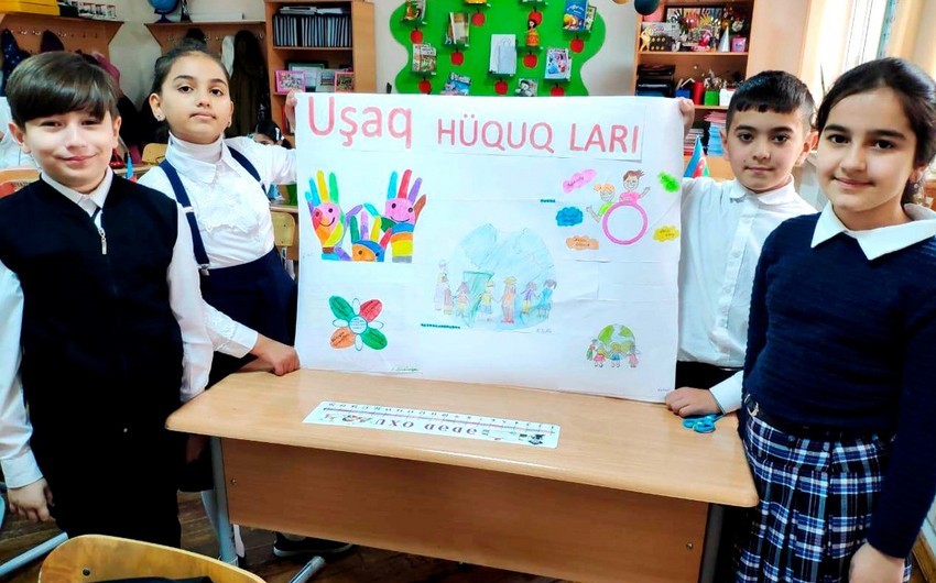 Azərbaycanda uşaq hüquqları aylığı elan olunub
