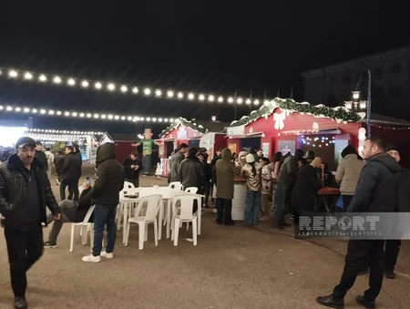 Xankəndidə “Qış nağılı yarmarkasına böyük axın - FOTOREPORTAJ
