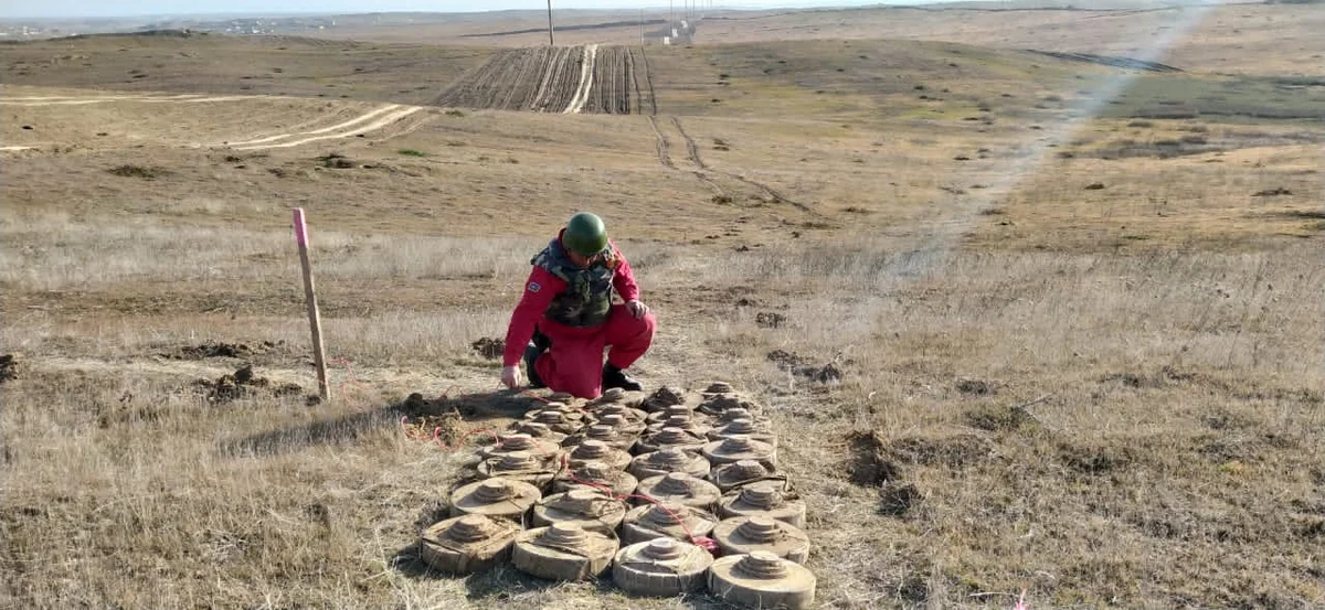 В прифронтовой зоне обнаружено 126 неразорвавшихся боеприпасов 