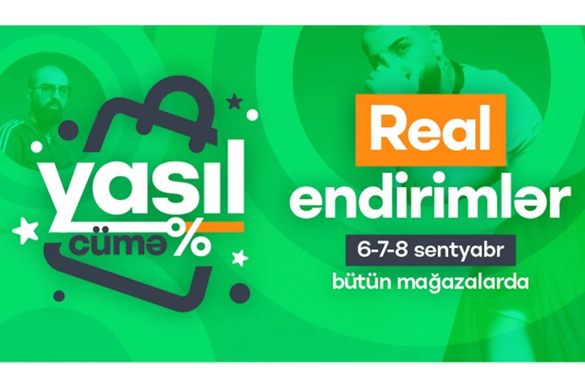 İrşadın Yaşıl cümə kampaniyası real endirimlər təklif edir: Sadəcə 3 gün məhsullara 70 %-dək endirim olacaq
