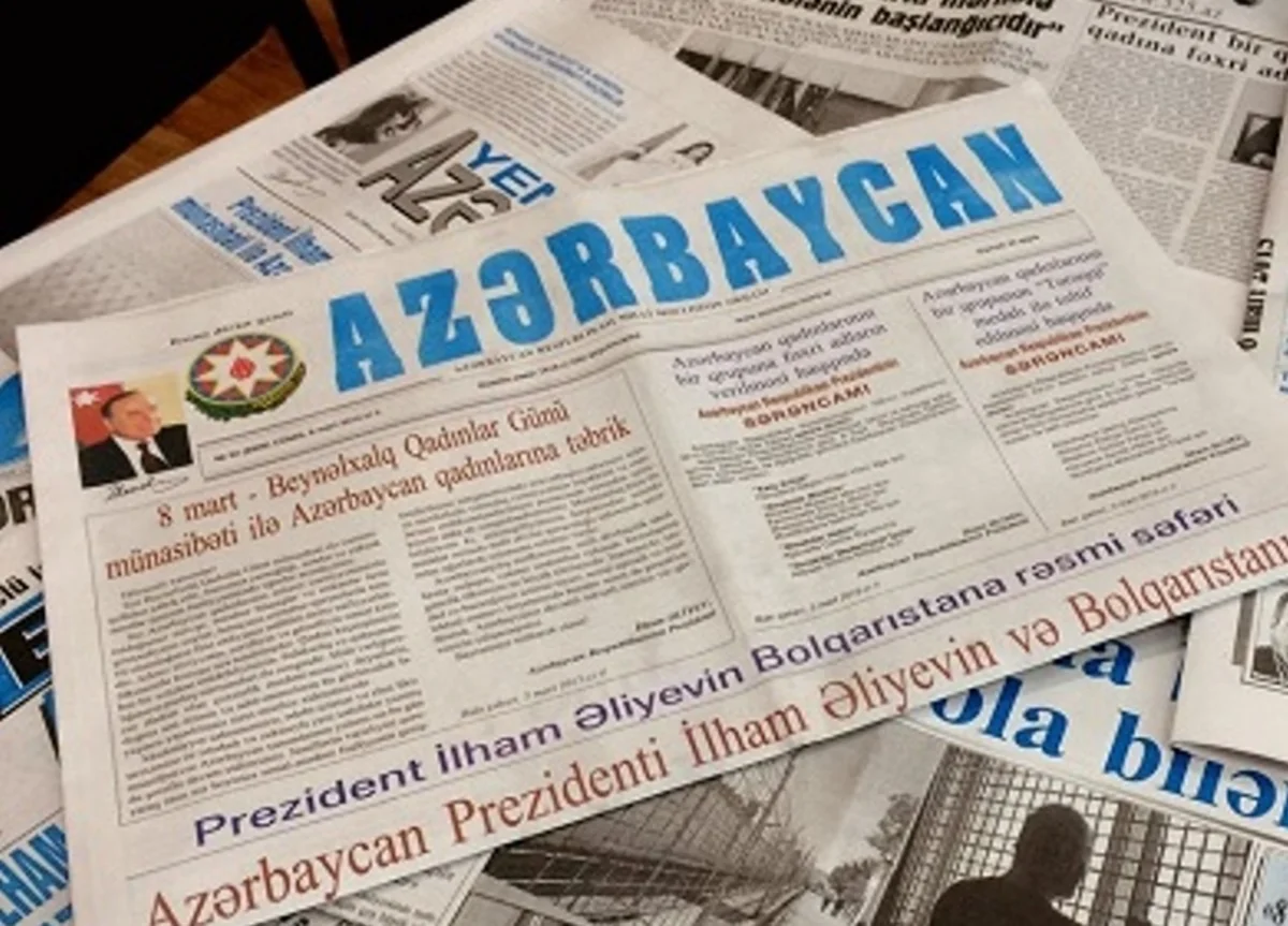 MEDİA: “Azərbaycan” qəzetinin fəaliyyətini davam etdirməsinə hüquqi əsas var