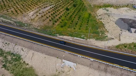President Ilham Aliyev inaugurates highway in Goranboy