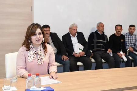 Azad Rəhimov Biləsüvarda vətəndaşları qəbul edib