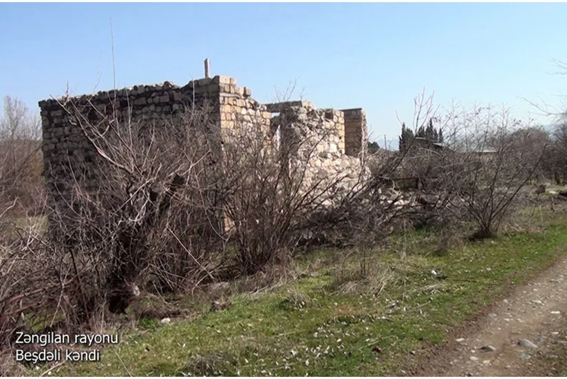 Footage from Beshdali village of Zangilan