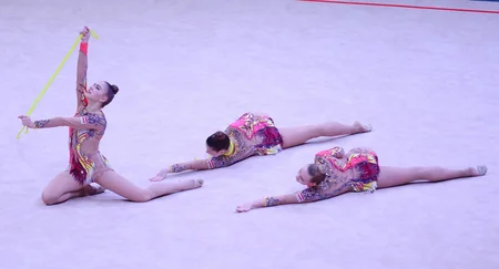 Azərbaycanın bədii gimnastika komandası Dünya Kubokunda çoxnövçülük yarışlarının finalına yüksəlib