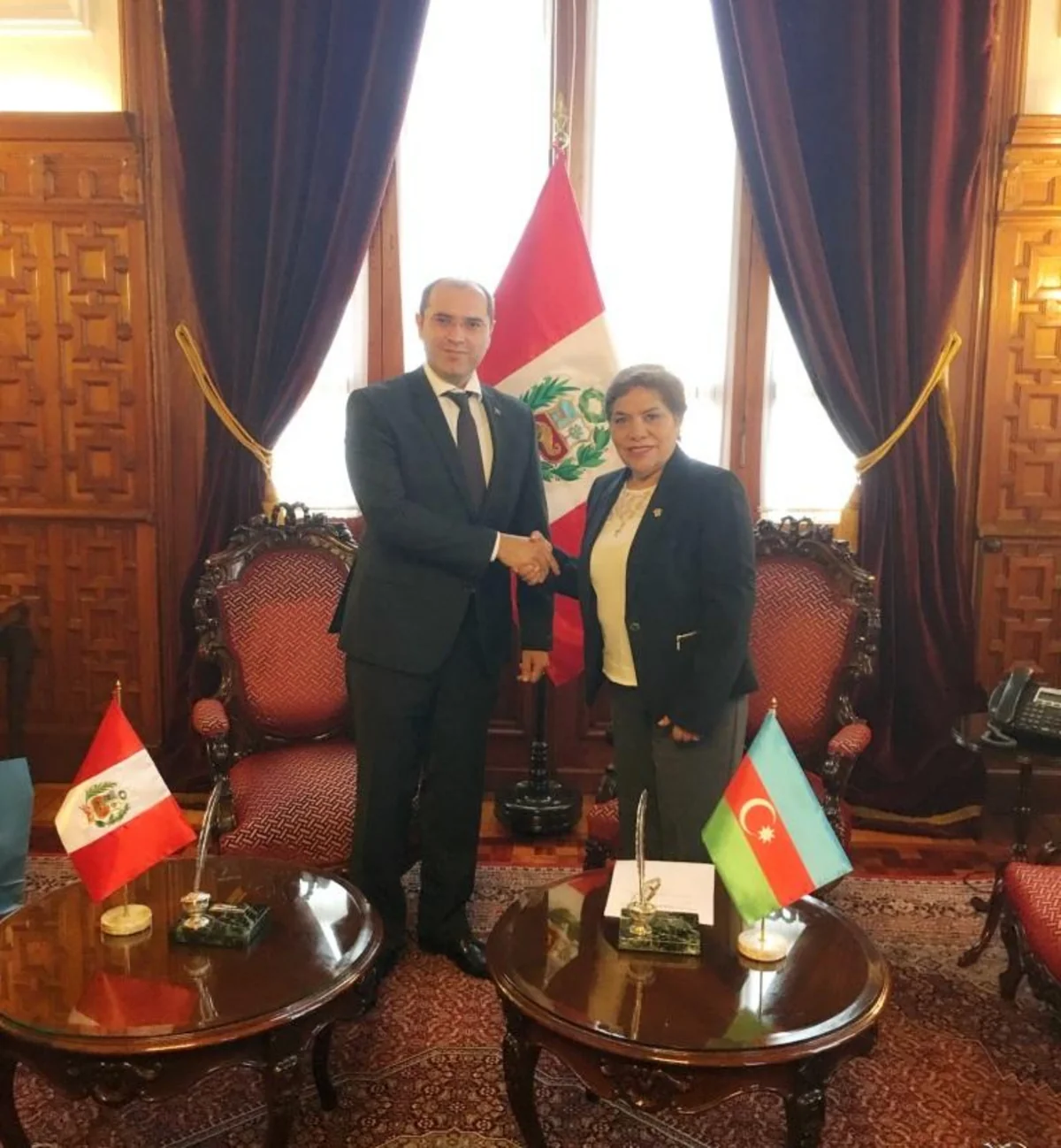 President of Peruvian congress: We keen to launch diplomatic mission in Azerbaijan soon