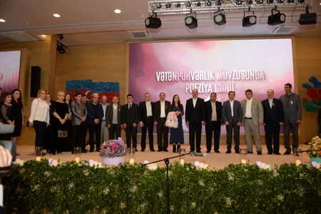 Leyla Əliyeva Qəbələdə keçirilən “Poeziya günü”ndə öz şeirlərini səsləndirib