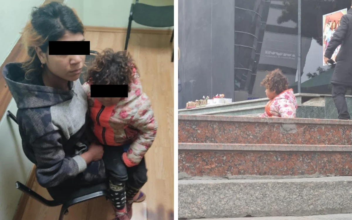 Bakıda qadının körpə bacısını diləndirməsi faktı aşkarlanıb