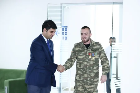 Bir qrup Vətən müharibəsi qazisi ilə növbəti görüş olub