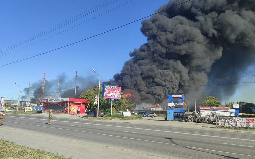 На АЗС в Новосибирске произошел пожар, есть пострадавшие - ОБНОВЛЕНО 3