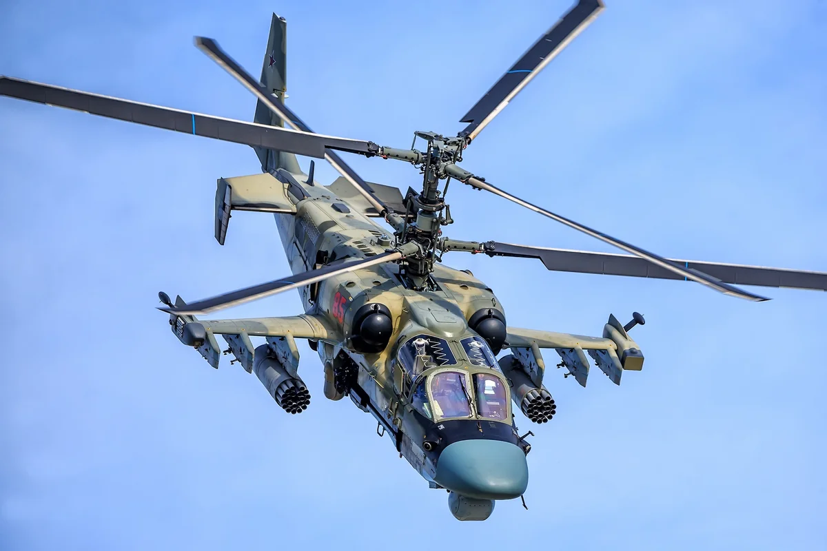 Ukrayna Silahlı Qüvvələri Rusiyanın Ka-52 döyüş helikopterini vurub